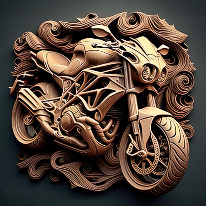 3D модель Ducati Monster 1100 (STL)